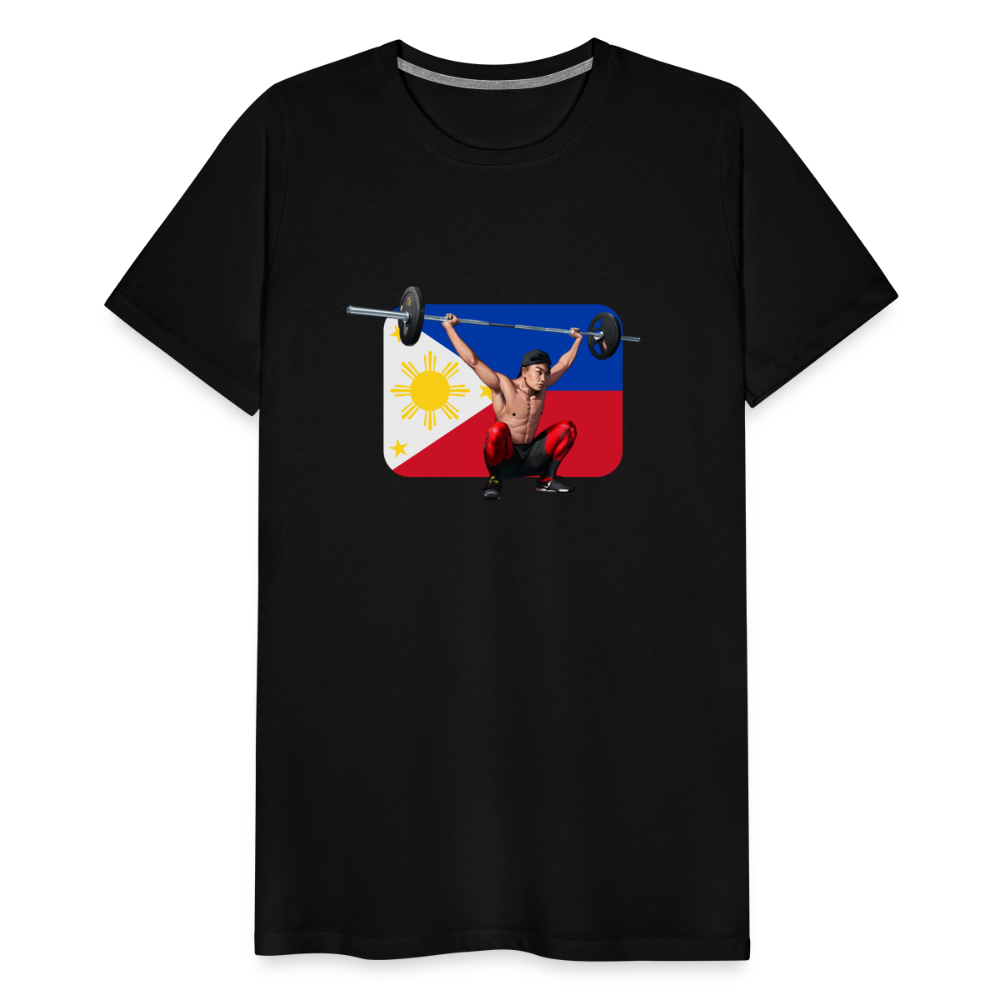 Philippines Weightlifting Shirt - black