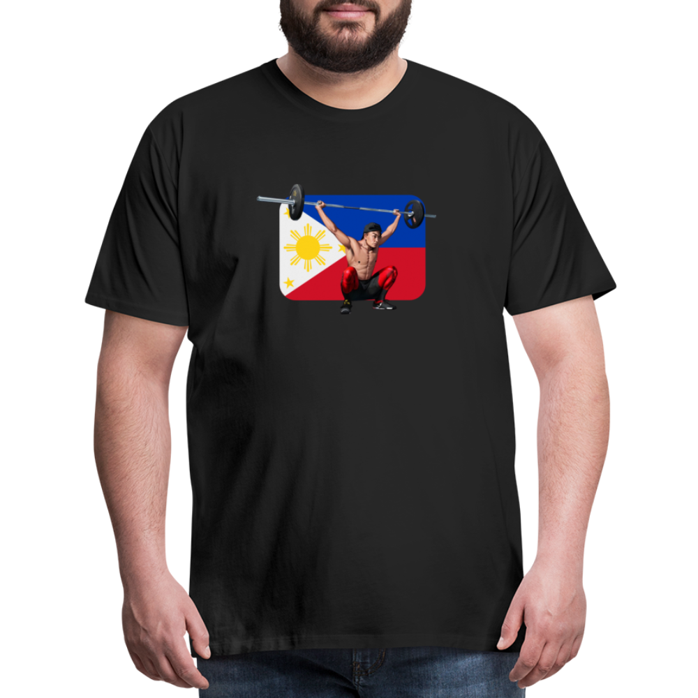 Philippines Weightlifting Shirt - black