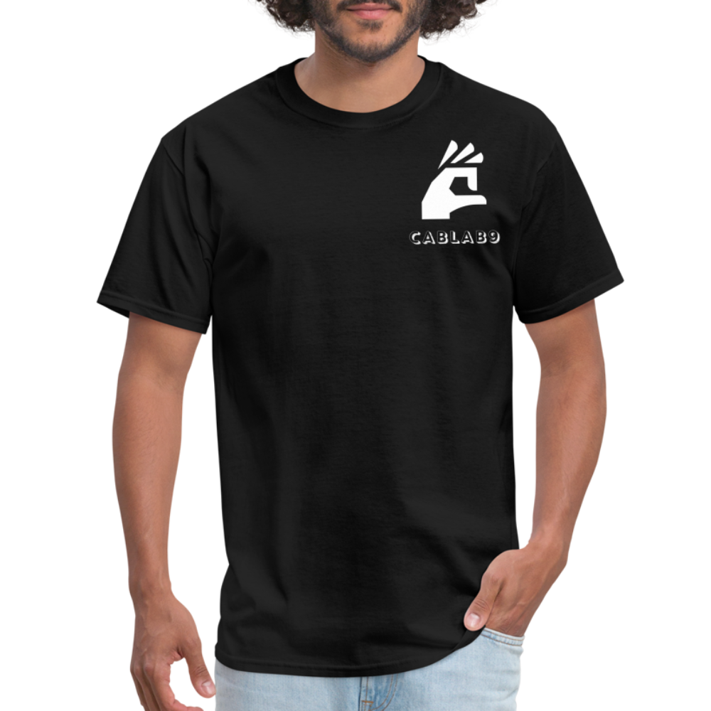 CabLab9 All Black Men's T-Shirt - black